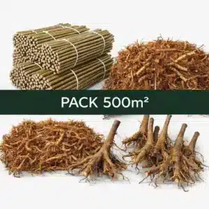 Pack biomasse 500m2